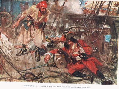 One Stephenson...Bade Him Stand Up and Fight Like a Man, Illustration from 